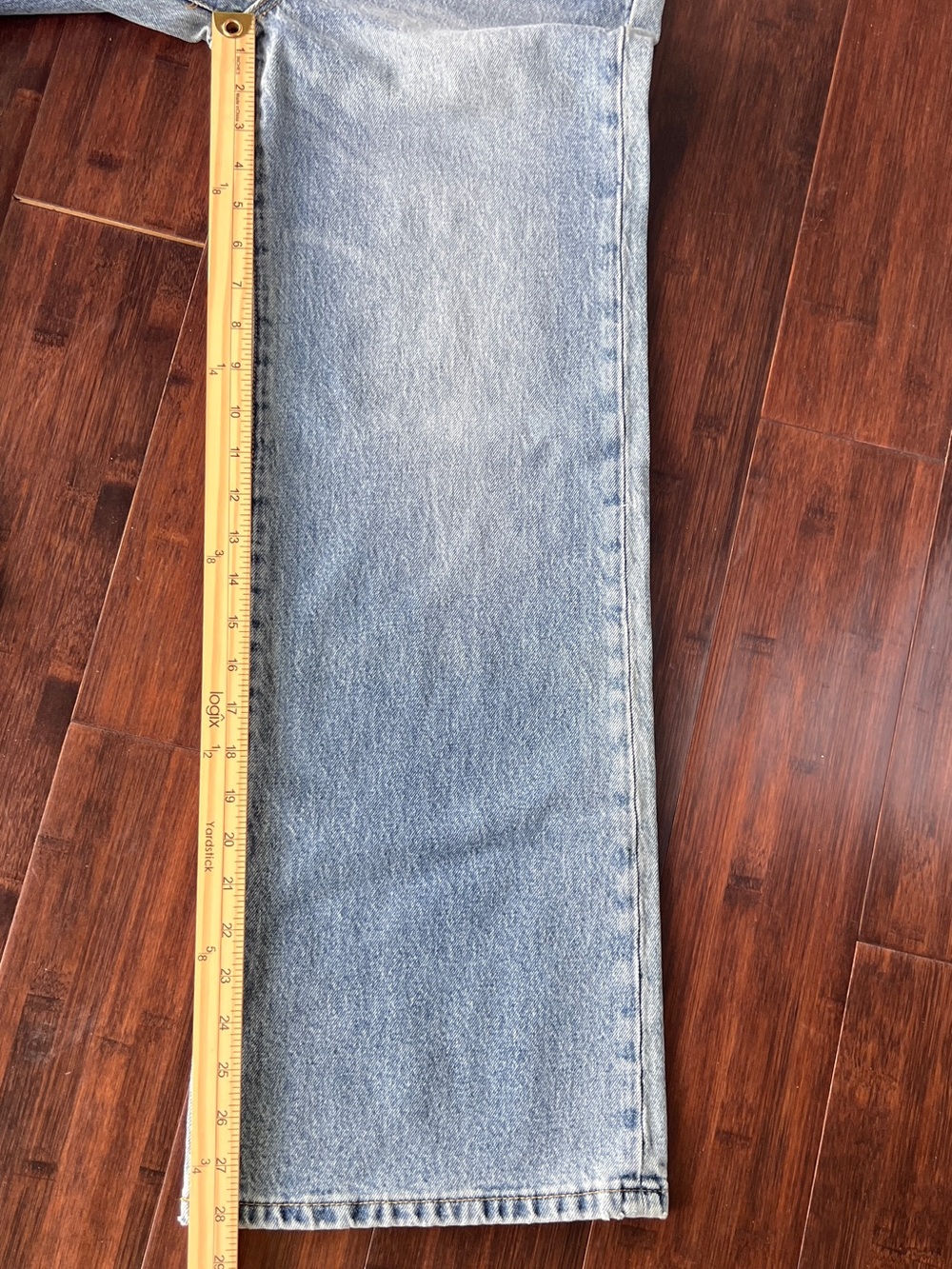 Rolla’s Denim Jeans 25x28 High Rise Wide Leg Faded - Picture 5 of 9